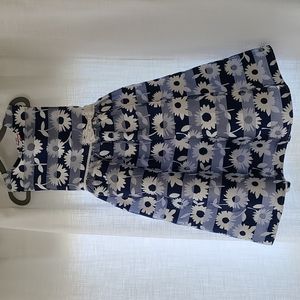 Navy and White Spring Kids Dress